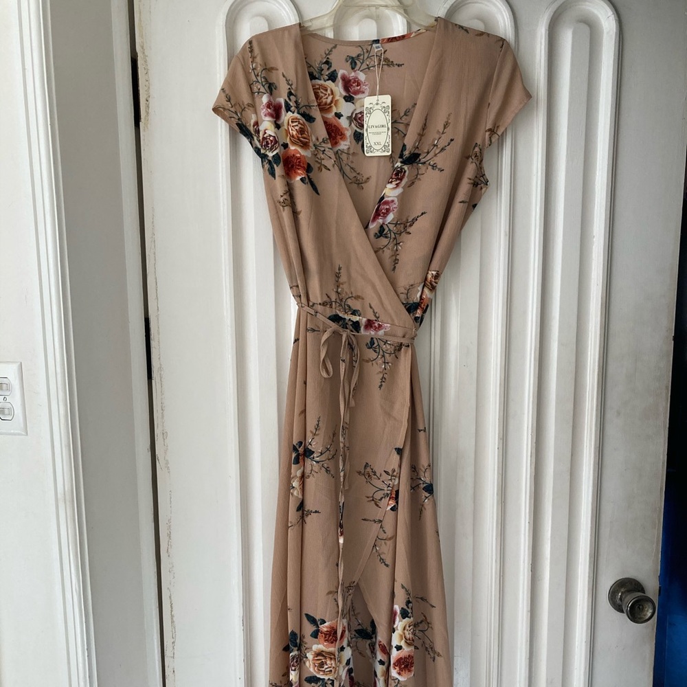 Beautiful summer flower dress